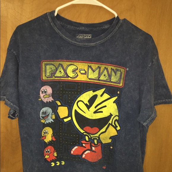 Distressed Pac-Man T-shirt - Picture 1 of 4